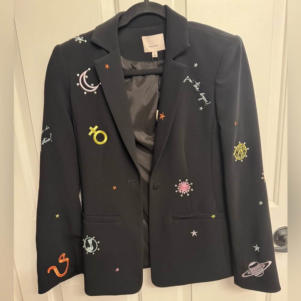 NWT Cinq a sept - rumi astro blazer size 0